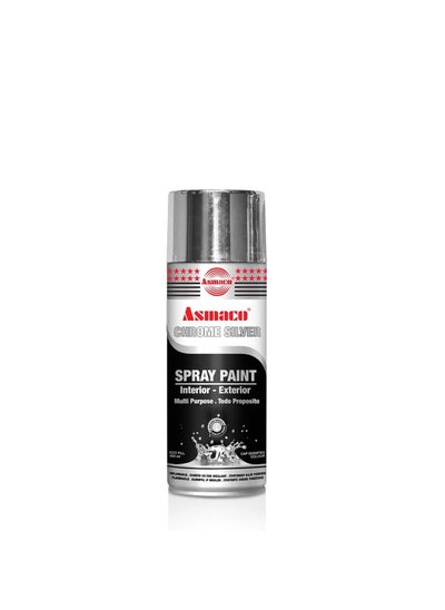 اشتري Asmaco Chrome Silver Spray Paint في الامارات