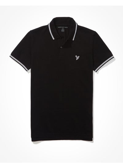 اشتري AE Slim Fit Pique Polo Shirt في الامارات