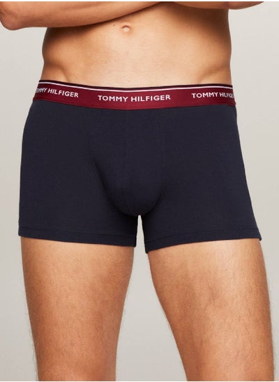 Buy Men's 3 Pack Trunks - Cotton, Multicolor in UAE