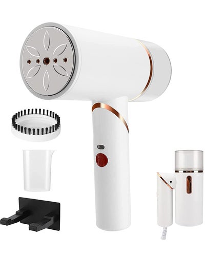 Buy Steamer for Clothes, Foldable Handheld Garment Steamer Portable 1600W Third Gear Travel Steamer, 18s Fast Heat-up 250ml Water Tank with Brush for Home and Travel Any Clothes Garment in UAE