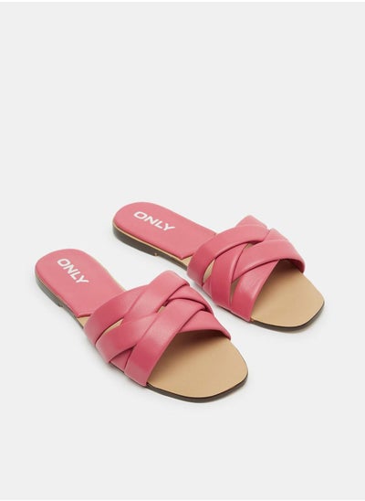 اشتري Cross Strap Flat Sandals في السعودية