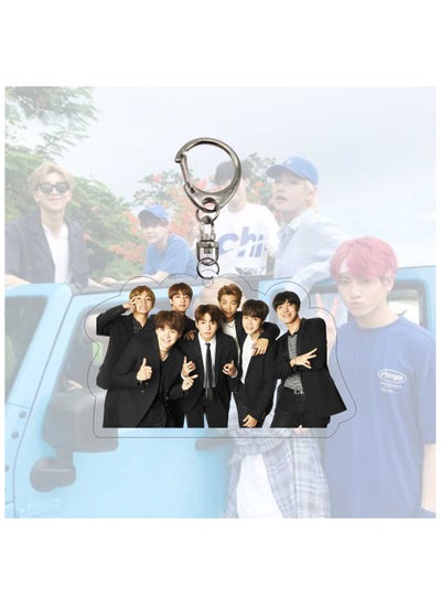 اشتري BTS Acrylic Creative Keychain Kim Seokjin Min Yoongi Jung Hoseok Park Jimin في السعودية