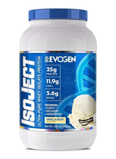 Buy Isoject Ultra Pure Whey Isolate Protein Vanilla Bean 840g in UAE