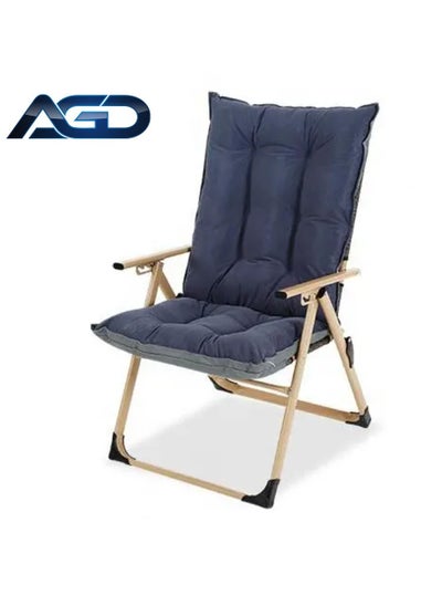 Buy A comfortable folding chair for camping or the beach with a pillow in Saudi Arabia