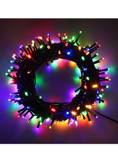 Buy 300 LED 18 Meter Curtain Lights String Lights Multi Modes Fairy Lights Hanging Lights For Bedroom, Wedding, Party Home And Garden Fairy Light Christmas Lights RGB Lights For Christmas Decoration in UAE