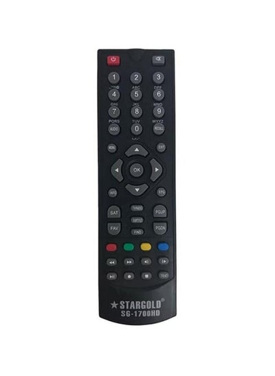 Buy Satellite Receiver Remote Control For Stargold Black in Saudi Arabia