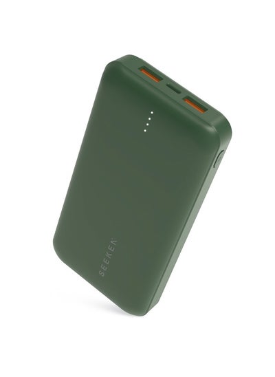 اشتري 20000 mAh Powerbank 15 Watt, Green في الامارات