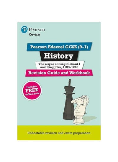 اشتري Pearson REVISE Edexcel GCSE (9-1) History King Richard I and King John Revision Guide and Workbook: For 2024 and 2025 assessments and exams - incl. free online edition (Revise Edexcel GCSE History 16) في الامارات