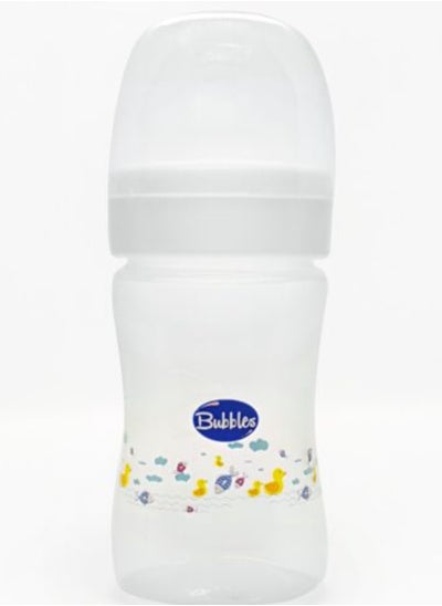 Buy Bubbles Classic Feeding Bottle White 180 ML in Egypt