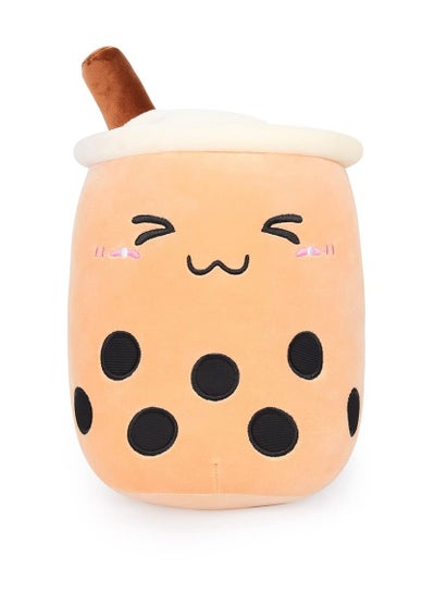 Buy 9.4 inch Boba Plush Stuffed Bubble Tea Plushie Cartoon Milk Tea Cup Squishy Pillow, Soft Kawaii for Kids in Saudi Arabia