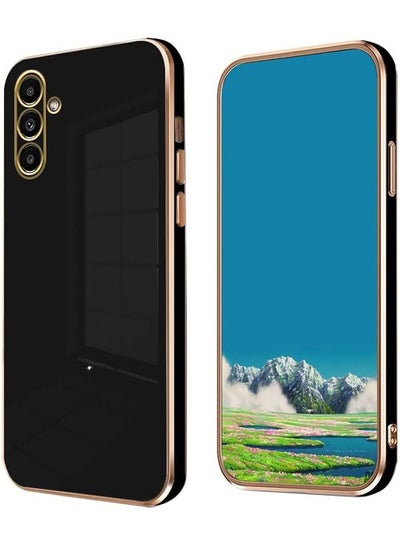 Buy Compatible with Samsung Galaxy A14 5G Case Silicone,Shockproof Accessories Samsung A14 5G Phone Case Slim Protective White Cover (Black) in Saudi Arabia