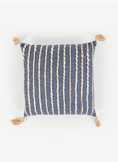 Buy Nalu Emb. Cotton Cushion -Blue in UAE