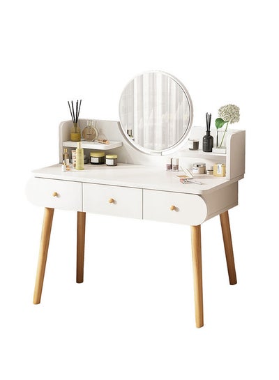 Buy Modern Simple Dresser Vanity Table With Drawer 100*40*121cm in UAE