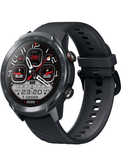 Buy A2 Smart Watch, 1.39" HD Touch Display, 70 Sports Modes, Heart Rate Sensor, SpO2 Sensor, Accelerometer, Bluetooth Calling, 2ATM Waterproof, Dual Strap, Black in Egypt