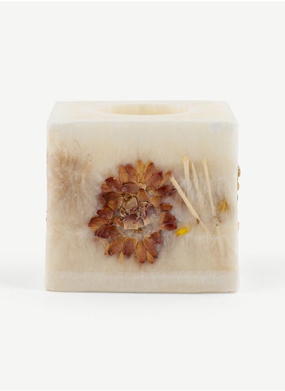 اشتري Alaia Floral Pillar Candle -Water Lily في الامارات