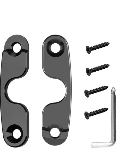 اشتري 2 Pack Wrangler Sun Visor Replacement Repair Kit with Screws Wrench, Included Portable Mounting Clips Accessories, Suitable for Jeep Wrangler JK 2018/Wrangler 2018-2022/Gladiator 2020-2022 في السعودية