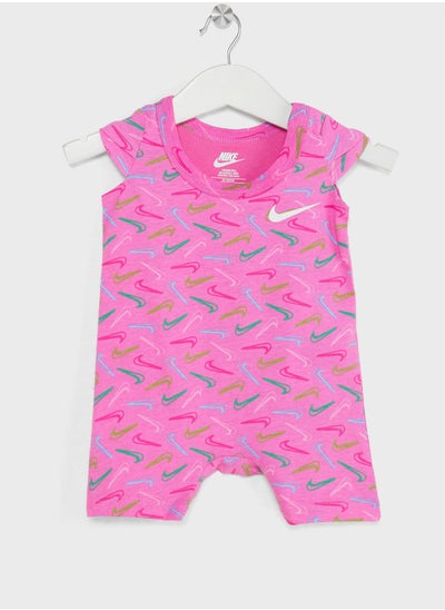 Buy Infant Swoosh Logo Romper in UAE