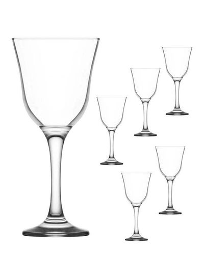 Buy 6 Piece Glasses Set 295 Ml-Clear in Egypt