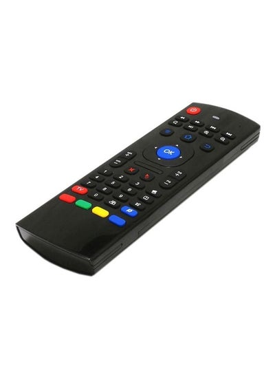 اشتري جهاز تحكم عن بعد بلوحة مفاتيح لاسلكية مع اختصارات المتصفح لجهاز Android TV Box/Mini PC أسود/أبيض/أحمر في السعودية