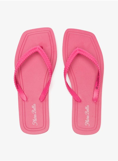 اشتري Solid Slip On Thong Slippers في الامارات