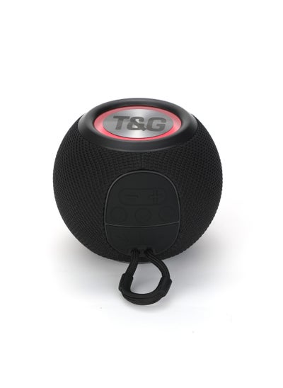 اشتري TG-337 Wireless Bluetooth Speaker with Colorful Lights Black في الامارات