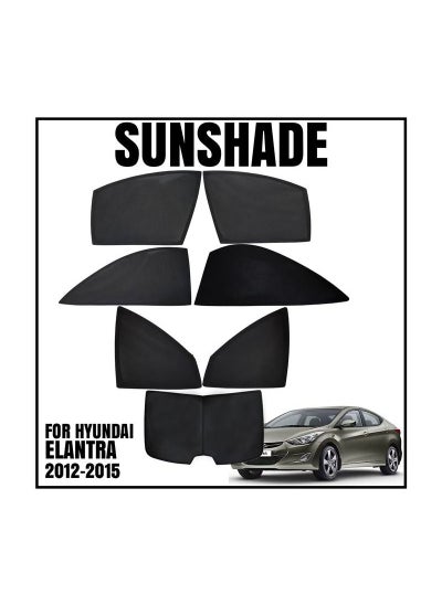 Buy Car Sunshade All Side Sunshade UV and Heat Protection Front Back Sides Sun Shades High Quality For  ELANTRA 2012-2015 in Saudi Arabia