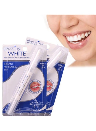 Buy Pack Of 2 Pieces Instant Whitening Pen White 2g in Saudi Arabia