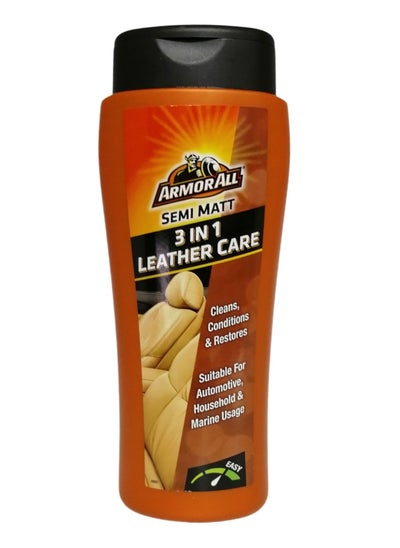 Buy Semi Matt, 3 In 1 Leather Care, 250ml in UAE