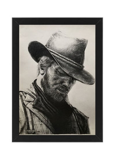 Buy Arthur Red Dead Redepmtion Illustration Wall Art Poster Frame in Egypt