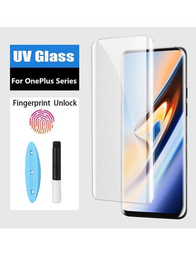اشتري Screen Protector for ONE Plus 11 5G UV Tempered Glass, Film HD Screensaver, 9H Hardness, Bubble-free Screen Replacement Protector Film في الامارات
