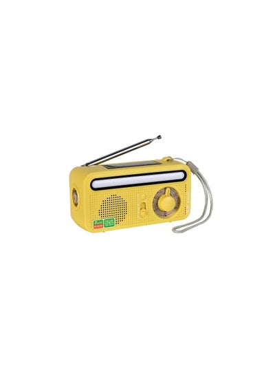 Buy Reliable Solar Emergency Rechargeable Hand Crank Radio Lightweight And Compact Emergency LED Flashlight in Saudi Arabia