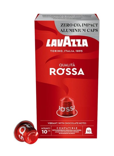 Buy Qualita Rossa Coffee 10 Capsules 57grams in UAE