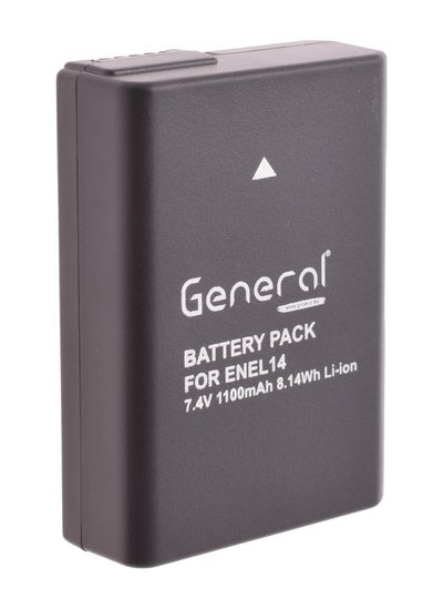 اشتري General Battery Pack For ENel14 7.4V 1100mAh 8.14Wh Li-ion - Black في مصر