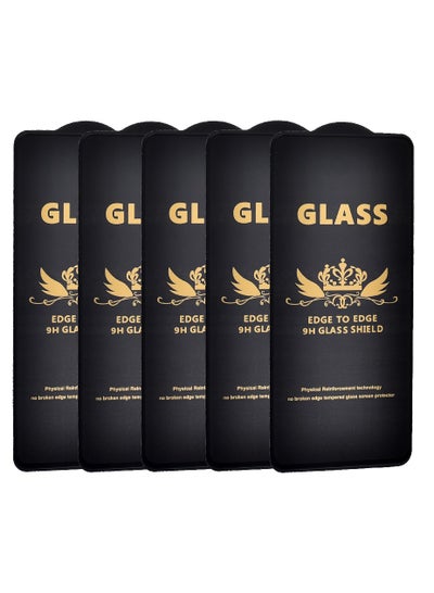 Buy G-Power 9H Tempered Glass Screen Protector Premium With Anti Scratch Layer And High Transparency For Samsung Galaxy Note 20 4G 6.7 Inch Set Of 5 Pieces - Transparent in Egypt
