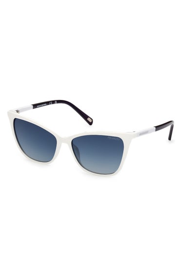 Buy Women's Polarized Butterfly Shape Plastic Sunglasses SE617021D57 - Lens Size: 57 Mm - White in UAE