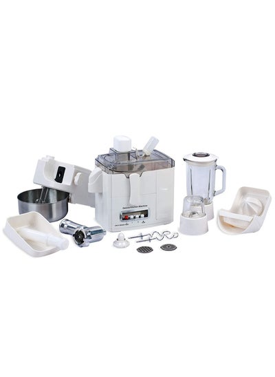 Buy 10 in 1 Food Processor Multi-Functional with Blender, Grinder Mill, Juicer Extractror, Whisk, Dough Maker, Citrus Juicer RE-10211 in Saudi Arabia