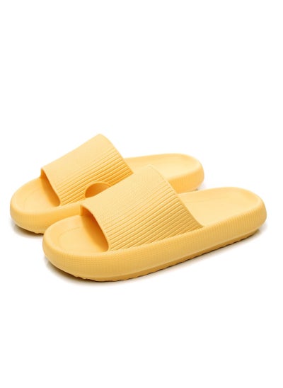 Buy Arabest Cloud Slides Women's and Men's Bathroom Anti Slip Quick Dry Ultra Soft Thick Bottom Home Slippers in Saudi Arabia