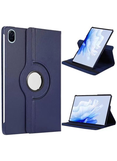 Buy Leather Case compatible with Huawei Matepad 11.5"/Air 11.5" 2023 Cover, Rotating Case Tablet PU Leather Protective Cover, 360 Degree Stand Multi-angle Pocket fit for Huawei Matepad 11.5 (Blue) in Saudi Arabia