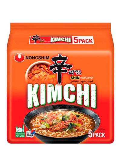 اشتري Shin Ramyun Kimchi Noodles 120grams Pack of 5 في الامارات