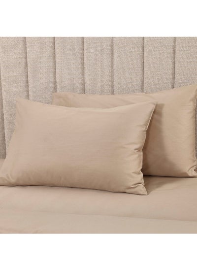 اشتري Serene King-Sized Flat Sheet, Taupe - 255X274 Cm في الامارات