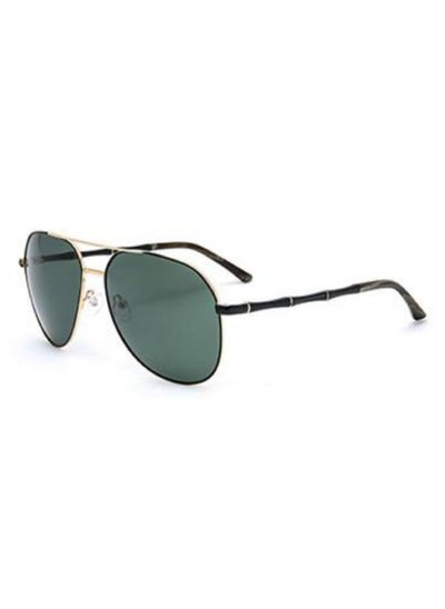 Buy Men's Sunglass Polarized Lens Pilot Frame in Saudi Arabia