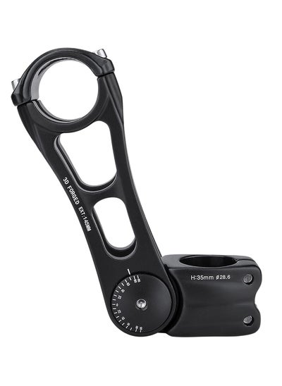 اشتري Adjustable Bike Stem Riser - 90mm, 110mm, 145mm for MTB & Road Bikes, 70° Angle for Enhanced Comfort & Control في الامارات