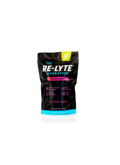 Buy Redmond Re-Lyte Electrolyte Drink Mix (Mixed Berry) 30 Stick Pack in UAE