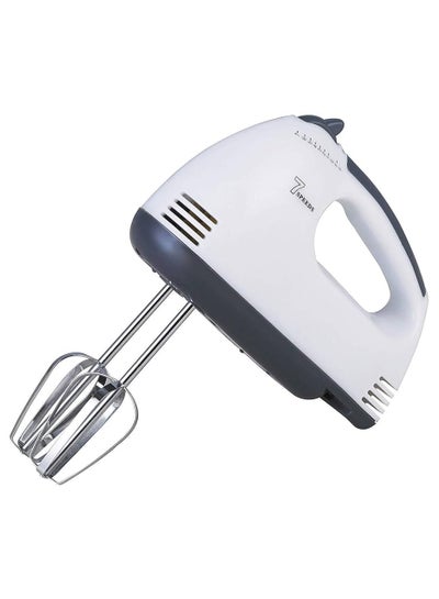 Buy Electric Hand Mixer Blender 7 Speed - White in Egypt