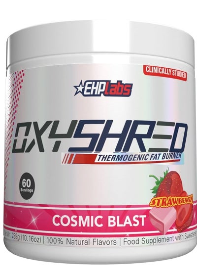 Buy Oxyshred Thermogenic Fat Burner Strawberry Cosmic Blast 60 Servings 288g in UAE