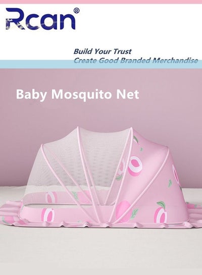 اشتري Baby Mosquito Net Bed Tent Portable Breathable Foldable Baby Bed Cover Bottomless Bug Resistant Newborn Bed for Baby Boys Girls في السعودية