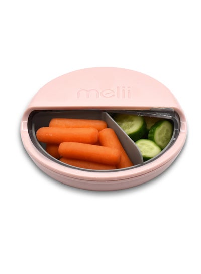 اشتري Spin Container For Kids 3 Compartment Snack Container With Exciting Spin Feature Bpa Free Portable And Easy To Clean Snack Companion في الامارات