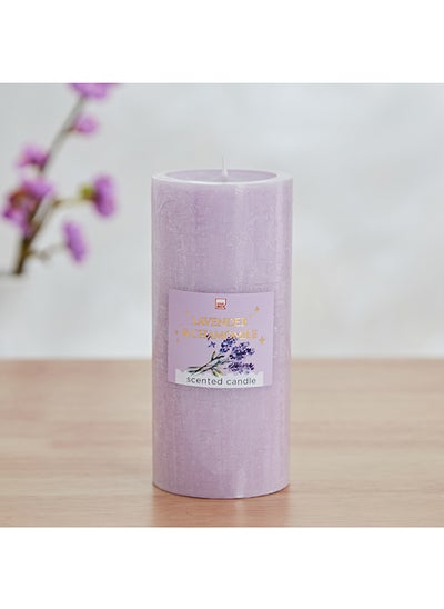 اشتري Qara Lavender Chamomile Pillar Candle 6.8 x 15 x 6.8 cm في السعودية