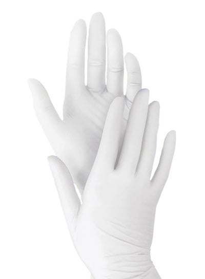 Buy Home Pro Latex Gloves Large Size 100Pcs in UAE
