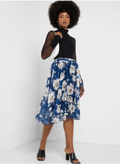 Buy Floral Printed Skirt in Saudi Arabia